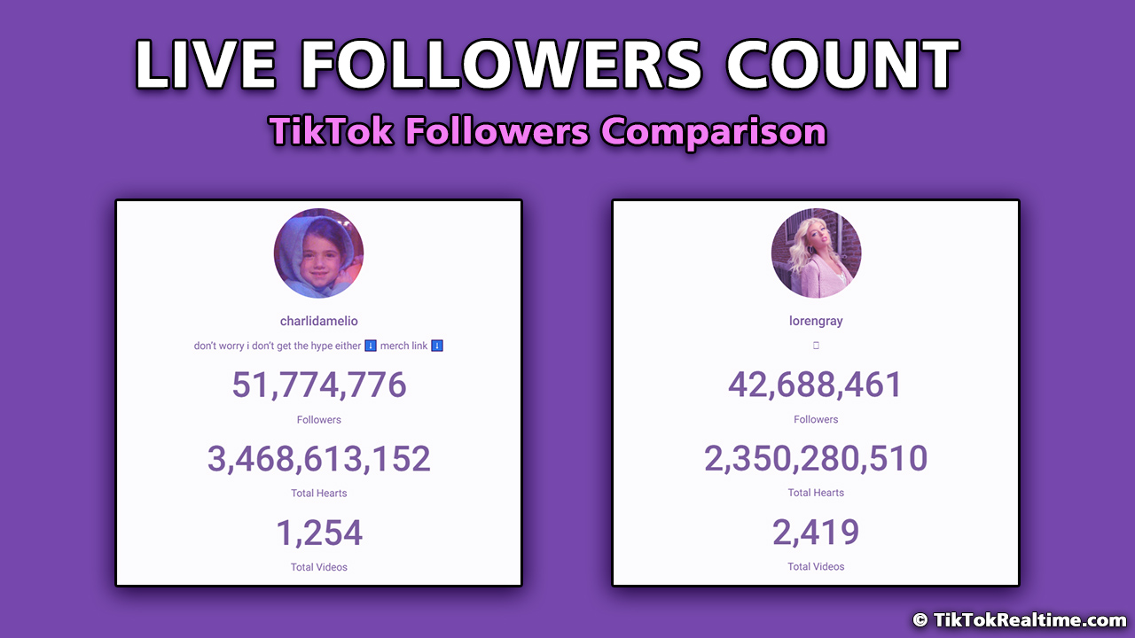 TikTok Counter ⚡️ - TikTok Live Follower Count in Realtime