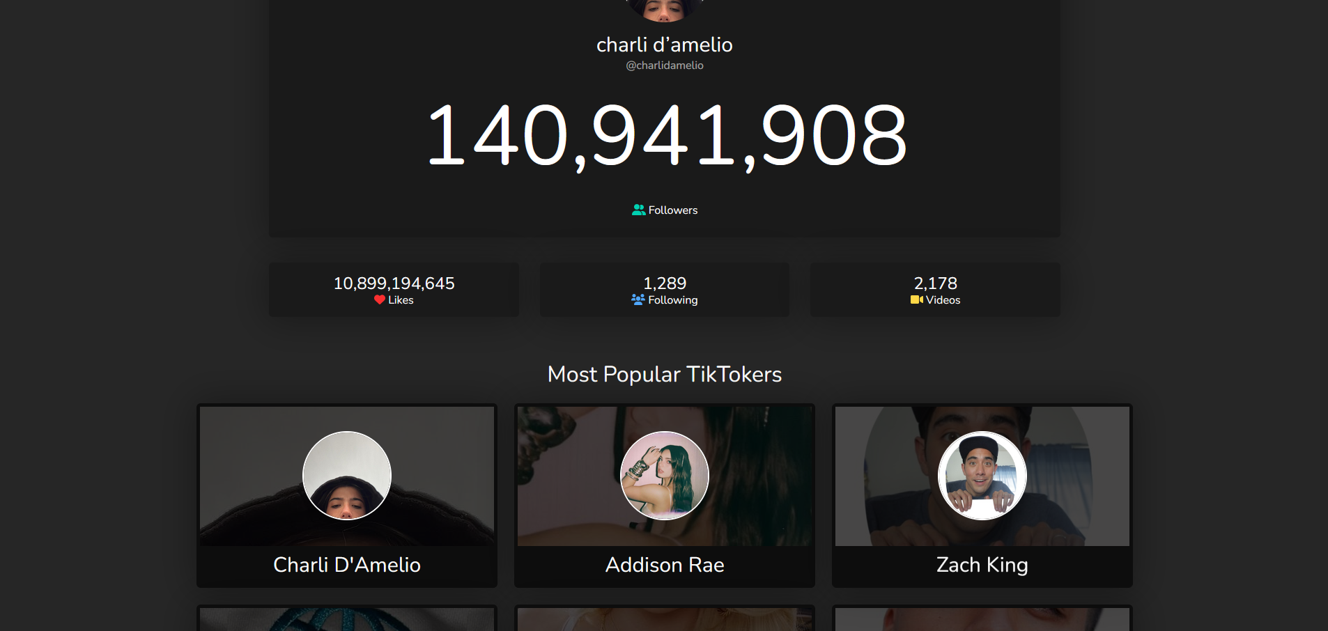 TikTok Live Followers Count - Charlidamelio 100M Live View Counter 